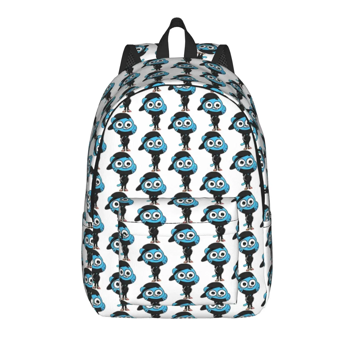sac à dos décontracté gumballs cartoon pour l'extérieur, le lycée et le travail, pour hommes et femmes, sac à dos pour ordinateur portable en toile