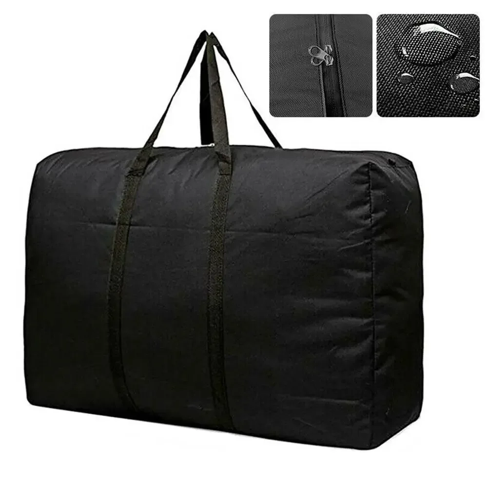 sac de voyage pliable de grande capacité, sacs de rangement de vêtements, sac de week-end oxford mince portable, sac à main mobile