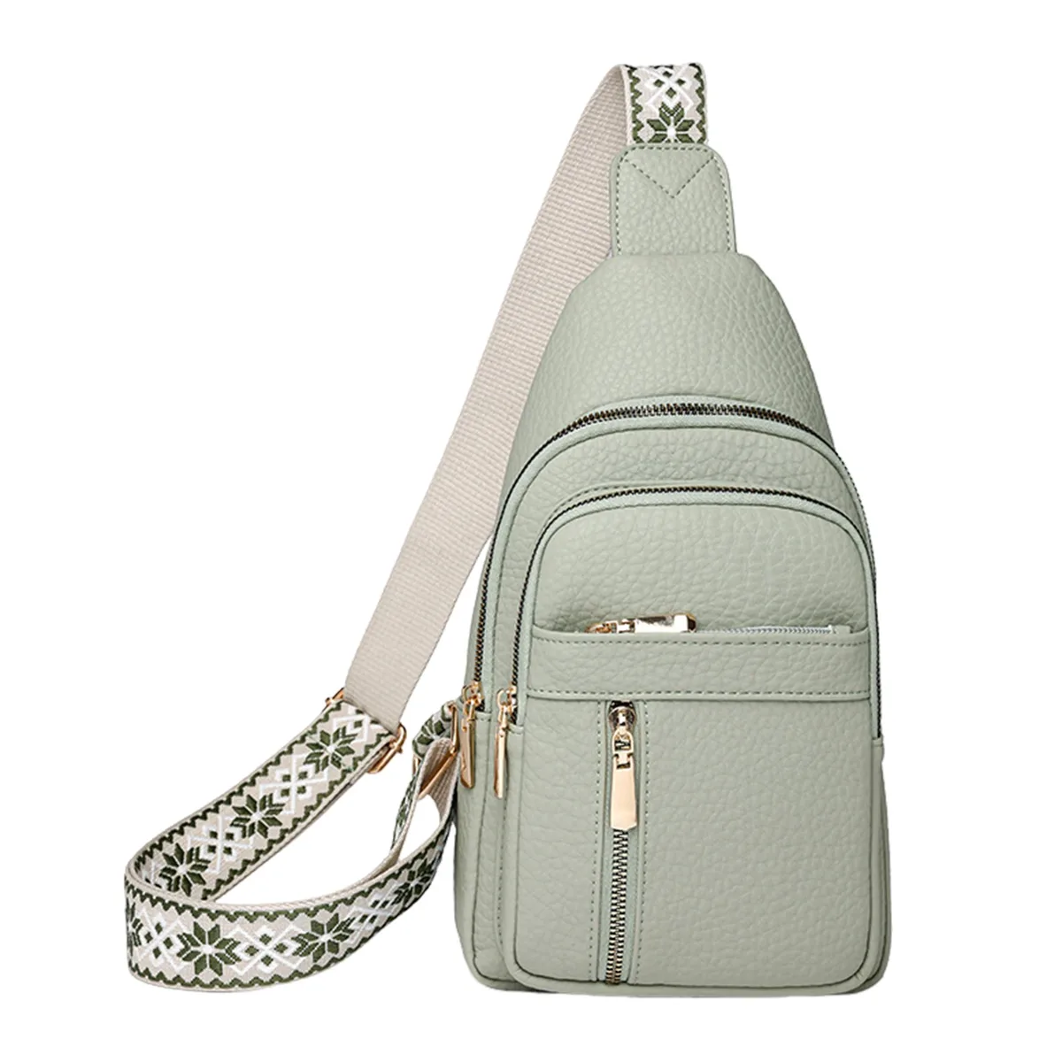sac à bandoulière en cuir pu imperméable pour femme, sac de poitrine décontracté, sacs initiés, sac messager, voyage, cyclisme, haute qualité, mode