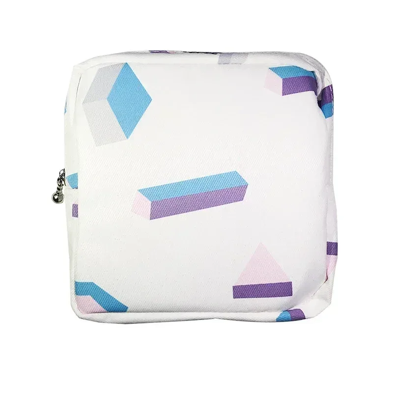 trousse toilette cosmétique coton point vert jaune rouge marron violet noir bleu kaki beige gris voyage maquillage