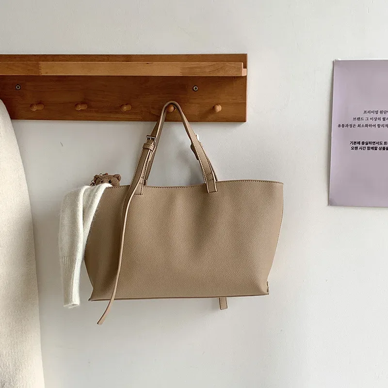 sac fourre-tout souple décontracté pour femmes, sacs à bandoulière en cuir pu pour femmes, nouveaux sacs à main et bourses de haute qualité, grands sacs à main de shopping