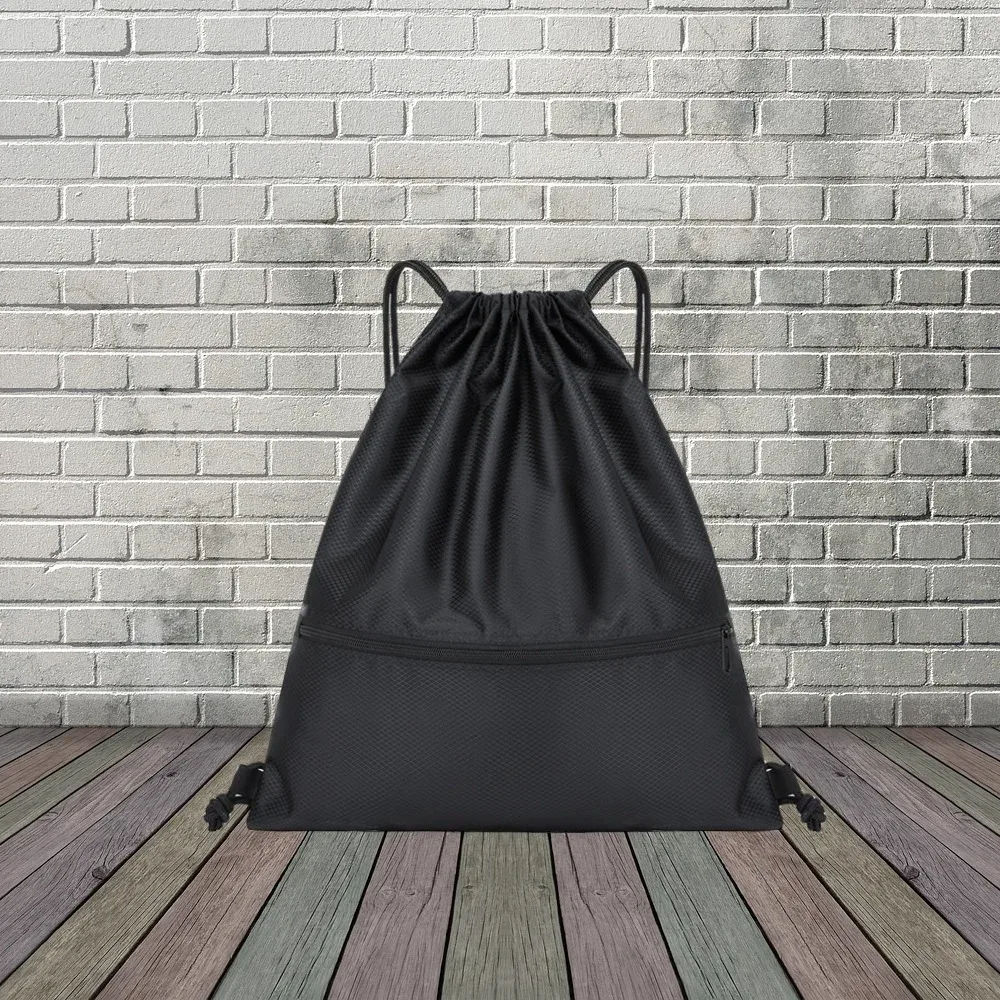sac à dos à cordon de serrage tendance, sac à dos de voyage portable, sac à dos de sport léger et simple, sacoche pour ordinateur, sac à dos décontracté pour le quotidien