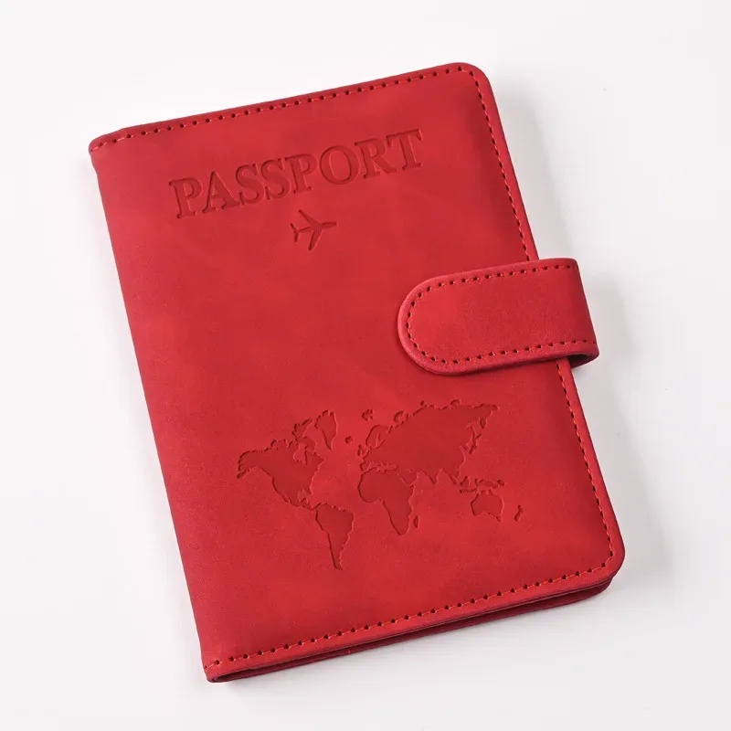 couvertures de passeport pour femmes et hommes, porte-passeport avec lettres imprimées, clips pour billets de vol, porte-carte de crédit bancaire, organisateur de voyage pour passeport
