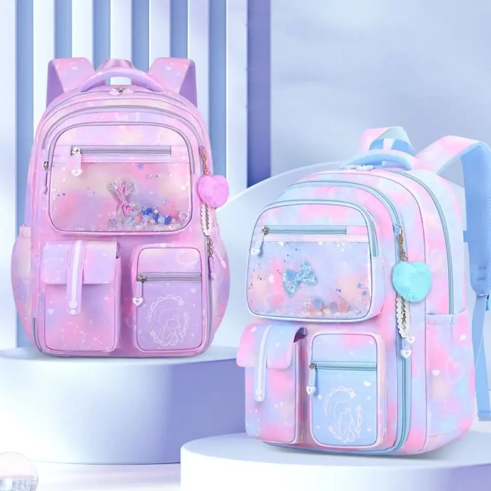 sac à dos portable pour enfants à ouverture latérale, en tissu oxford, avec plusieurs poches, grande capacité, style coréen, pour l'école et les voyages