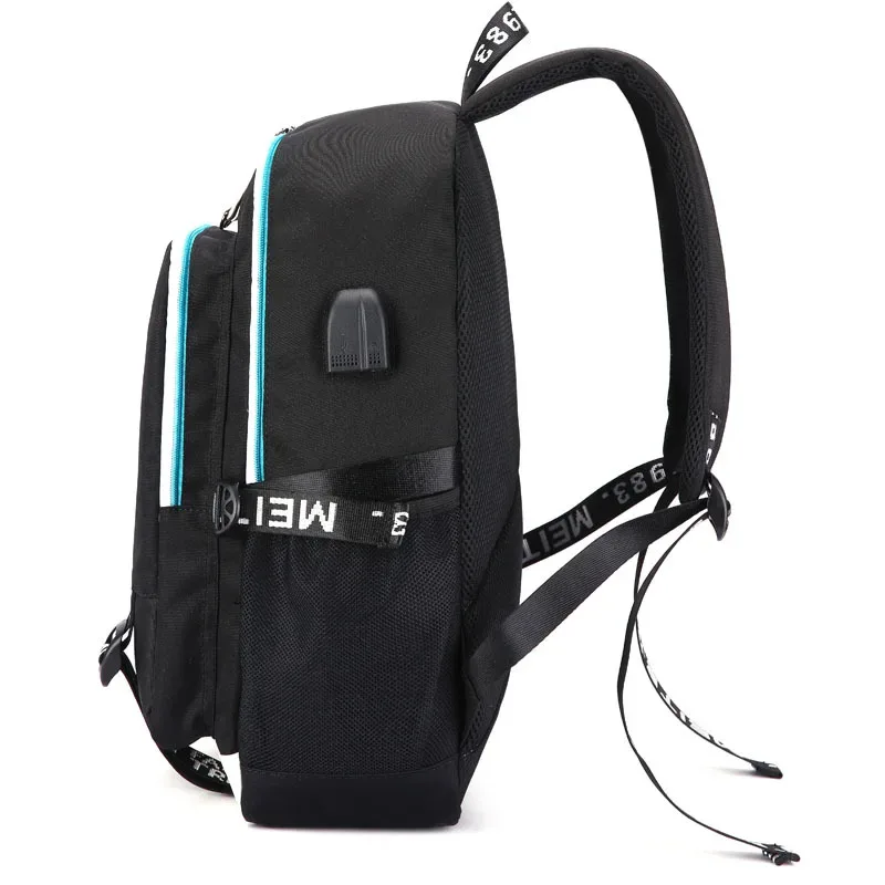undertale game sac à dos sans rucksack, sac à dos avec port usb fashion, serrure, sauna, téléphone, ordinateur portable de voyage, sac d'école pour étudiants, cadeau