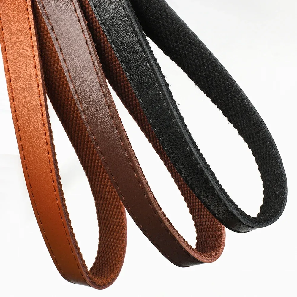 ruban cuir nylon noir marron doré longueur cent quinze artisanat sangles sac sécurité vêtements accessoires