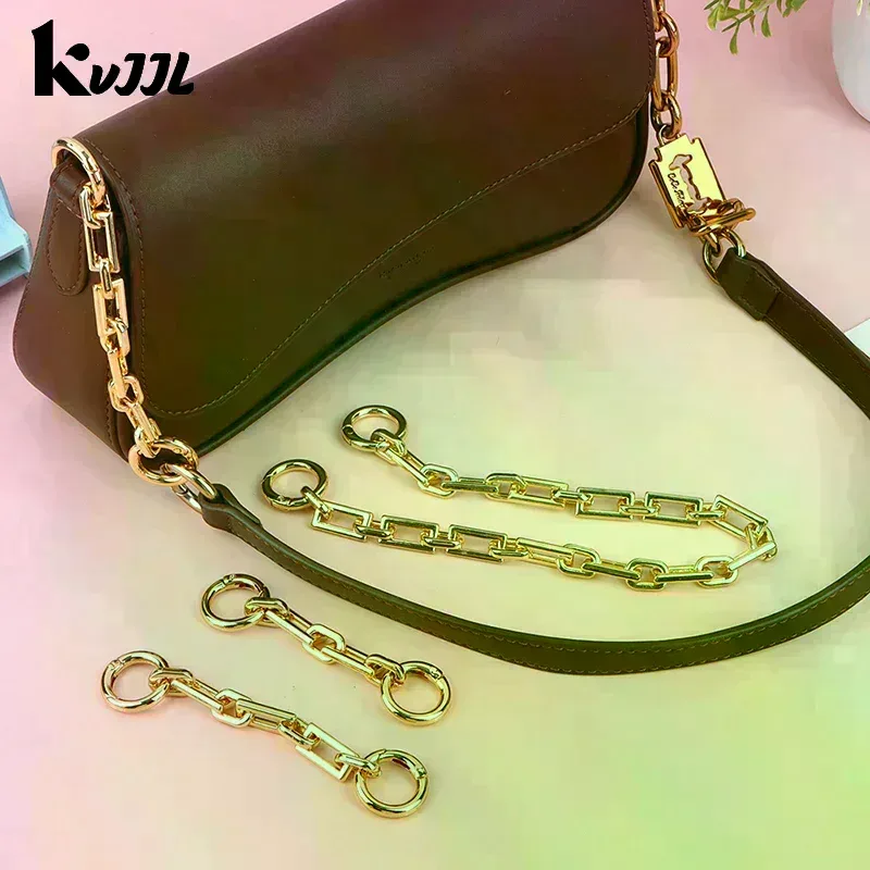 chaîne extension sangle sac métal dore marron rose voyage accessoire personalisation sac main bandoulière