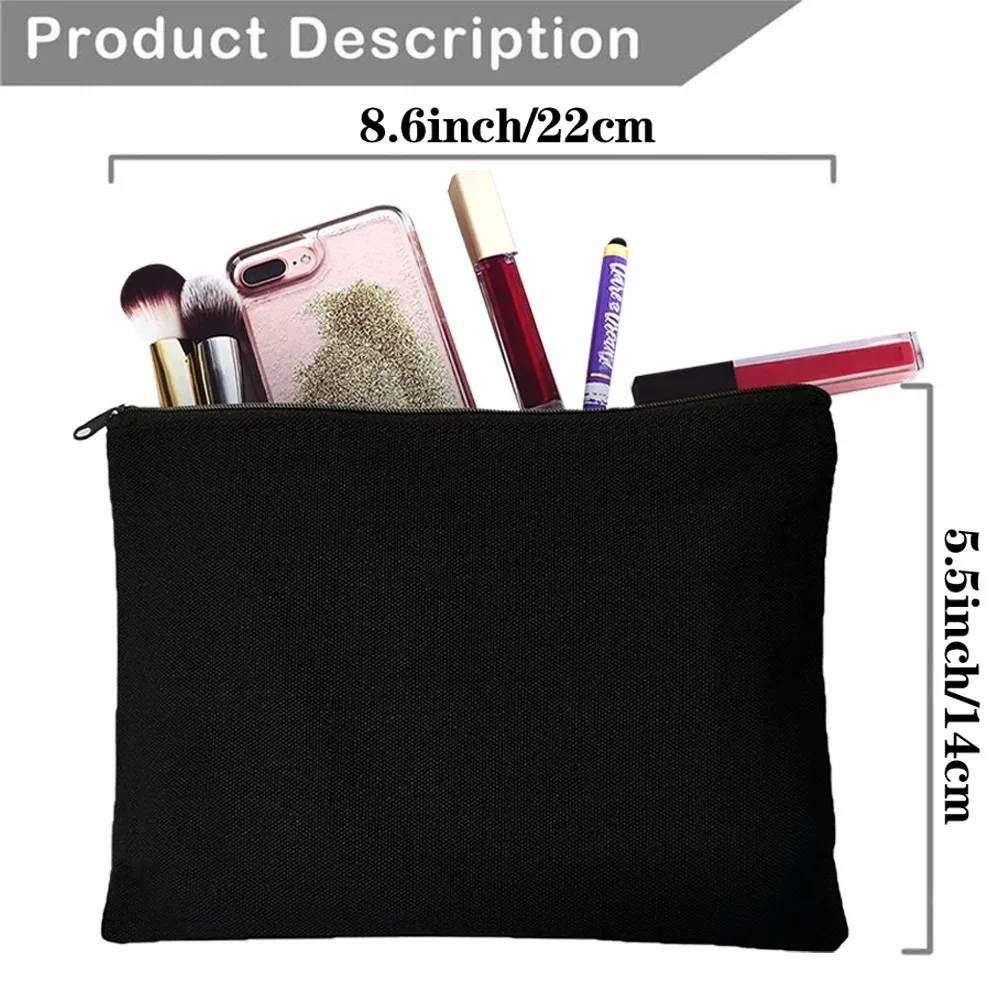 trousse de maquillage personnalisée avec photo, sac de rangement pour femmes, trousse cosmétique à fermeture éclair pour filles, organisateur de maquillage, pochette à monnaie
