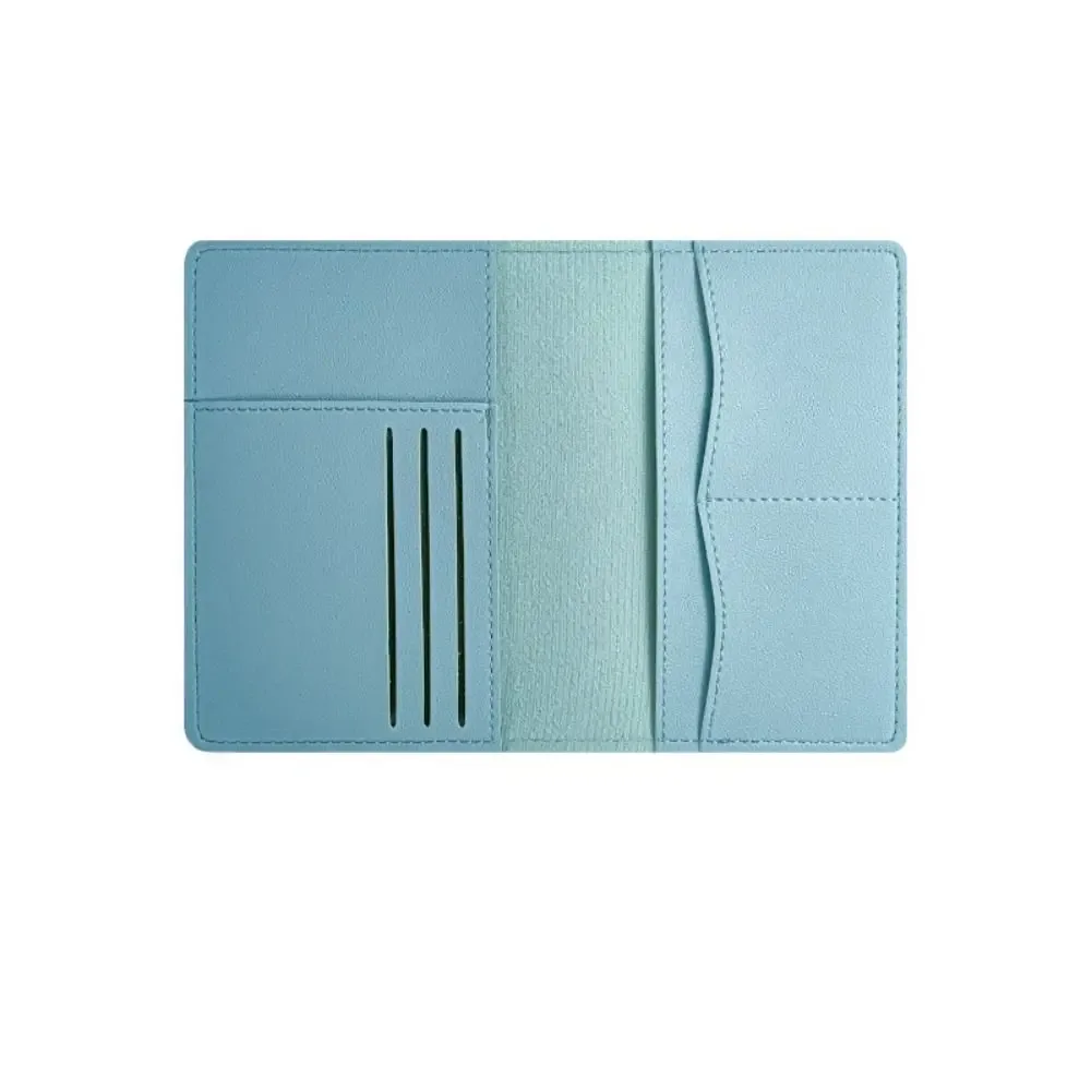 couverture de passeport de voyage en pu, multifonction, plusieurs fentes pour cartes, sac de passeport, accessoires de voyage, housse de protection pour passeport d'affaires