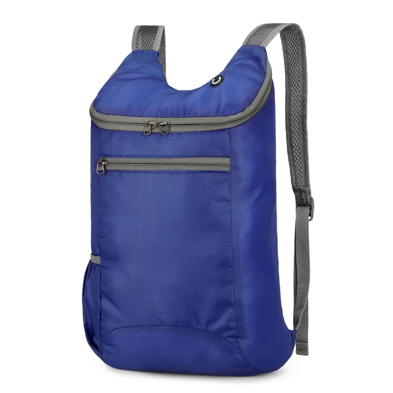 sac à dos de sport de loisirs en plein air, sac pliable, rangement léger, résistant à l'usure, sac à dos de randonnée et de cyclisme