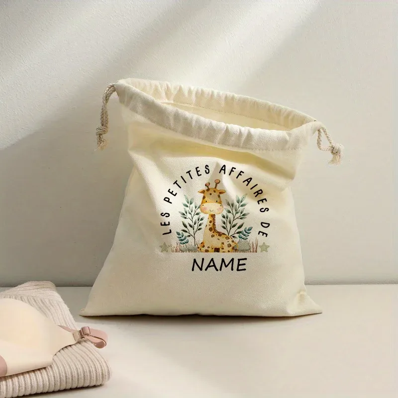Pochette de rangement personnalisée à cordon pour sèche-cheveux – Organisateur de voyage pour sèche-cheveux, souffleurs, bijoux, idéal pour l'hôtel