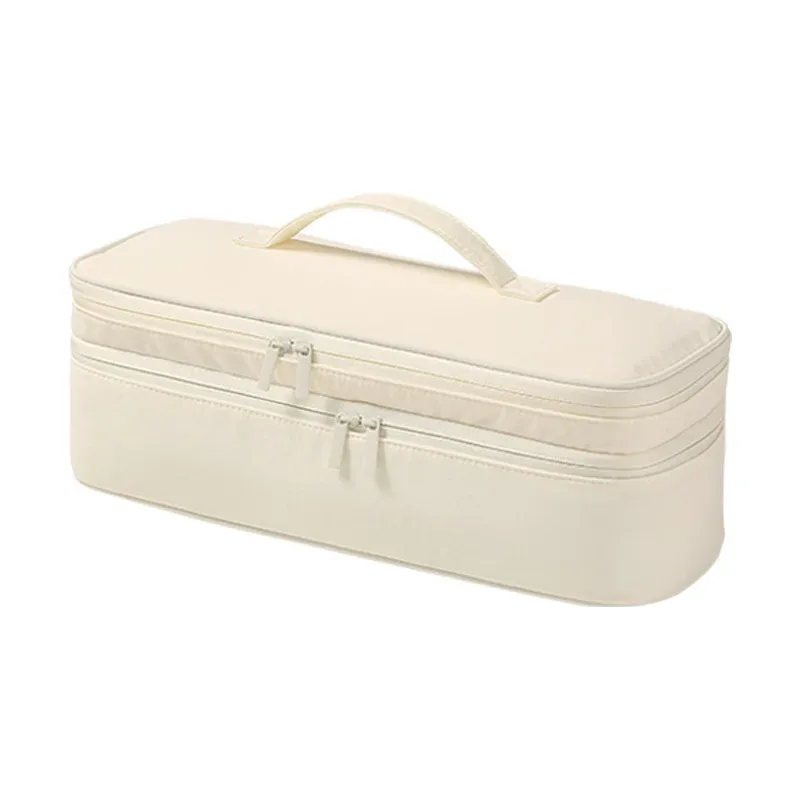 sac de rangement pour sèche-cheveux de grande capacité, étui de voyage anti-poussière, pochette de rangement multi-poches pour sèche-cheveux dyson