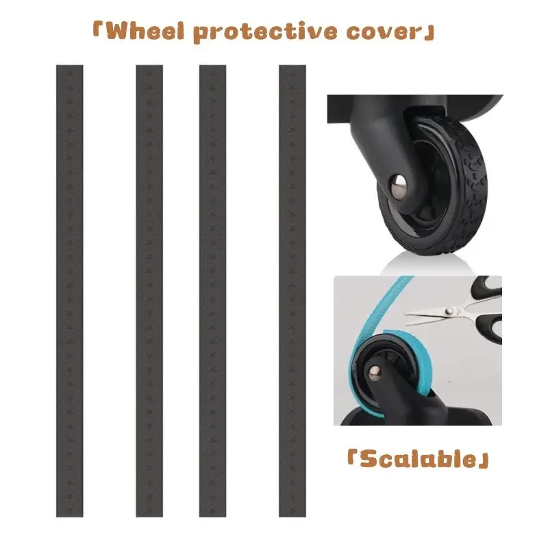 2 pièces roues de bagages de remplacement pour valises roues en caoutchouc silencieuses pièces de chariot réparation main spinner roulette universelle