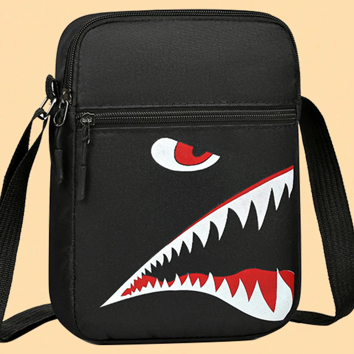mini sac à bandoulière unisexe – pochette de téléphone compacte avec sangle réglable (cou/taille portable) pour hommes et femmes