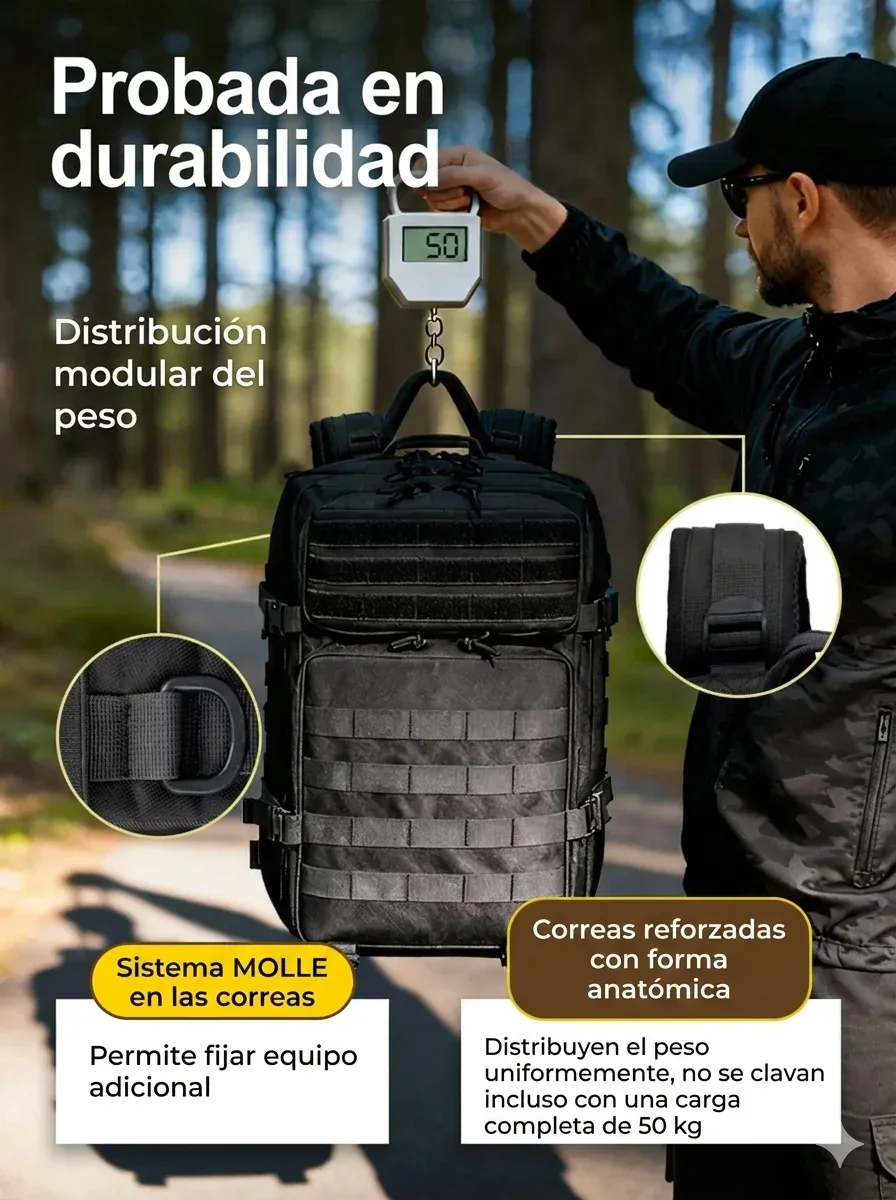 sac à dos de voyage 50l/32l, sac à dos de mode pour femmes et hommes, sac à dos multifonctionnel pour la randonnée, l'escalade et le camping.