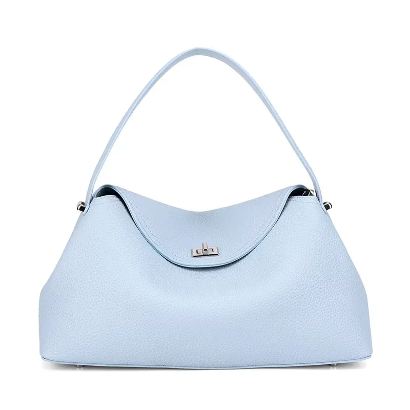 sac à main en cuir véritable pour femme 2026 – sac à bandoulière de luxe de créateur en cuir de vachette de haute qualité, grande capacité, sacs de shopping à porter en travers du corps