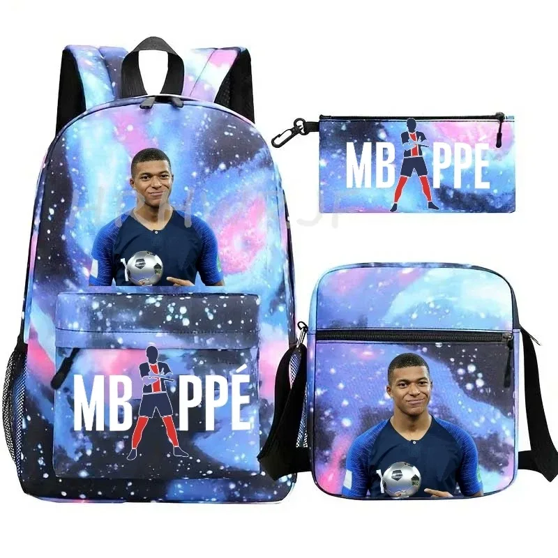 sac à dos m-mbappes pour enfants, cartable de football, sacs d'école de voyage anime pour adolescents, garçons et filles, mochila escolar infantil menino