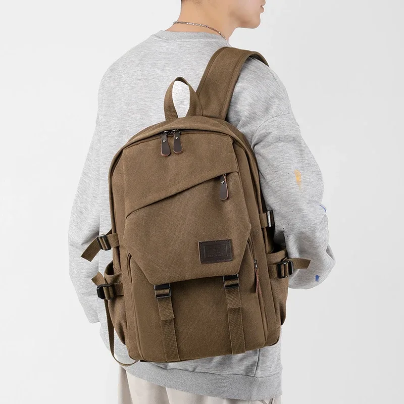 sac à dos de voyage de grande capacité pour hommes, adapté à différents groupes de personnes, longueur de la sangle d'épaule réglable, multi-compartiments
