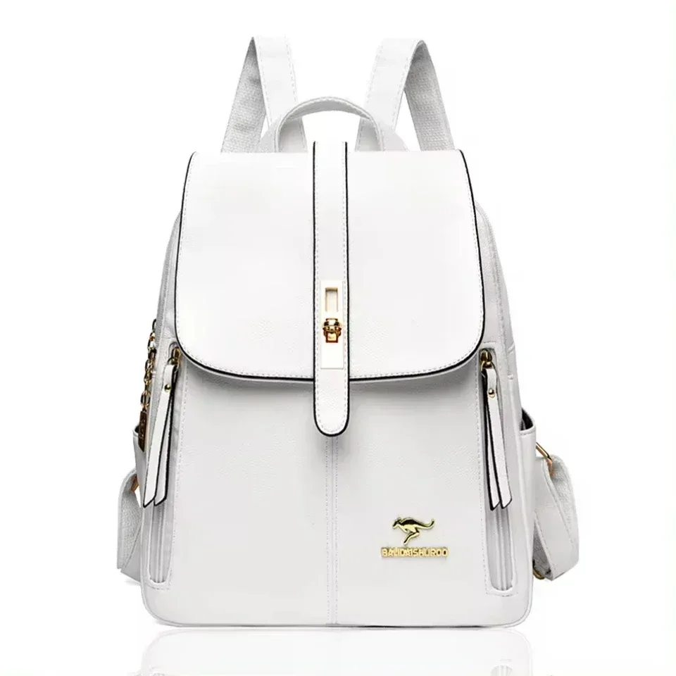 femmes grande capacité sac à dos de haute qualité en cuir vintage sacs pour femmes sacs d'école voyage sac à dos dames bookbag sac à dos