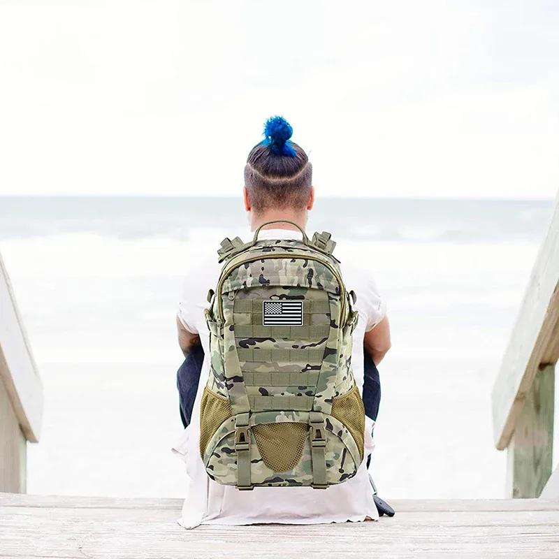 sac à dos de randonnée militaire pour hommes et femmes, sac à dos de chasse, sac à dos molle, sac à dos de trekking, sac à dos de randonnée extérieur edc, 35l