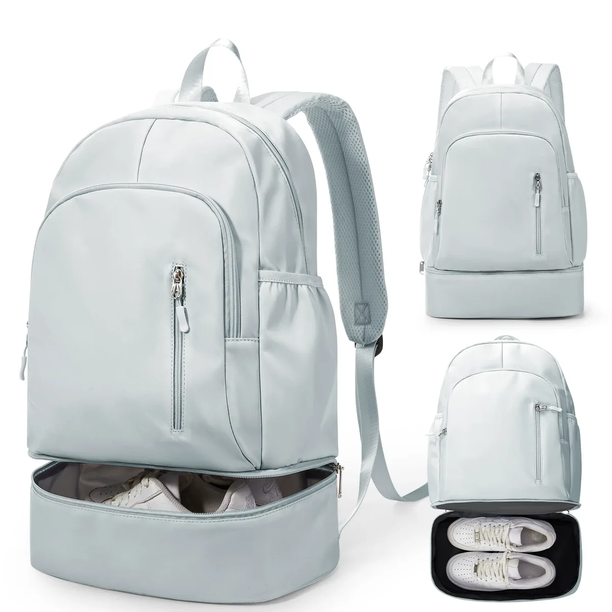 sac à dos de sport pour femmes et hommes, sac à dos de sport avec compartiment à chaussures, sac à dos de voyage pliable, sac de sport étanche pour la natation, le yoga
