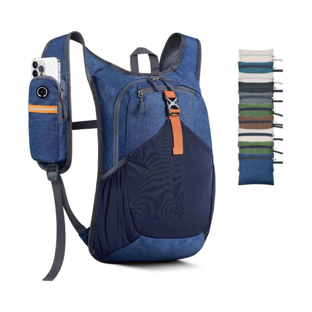 sac à dos de randonnée de haute qualité 15l, léger, plusieurs poches, petit sac à dos pliable, compact, ultraléger, sac à dos de randonnée d'une journée