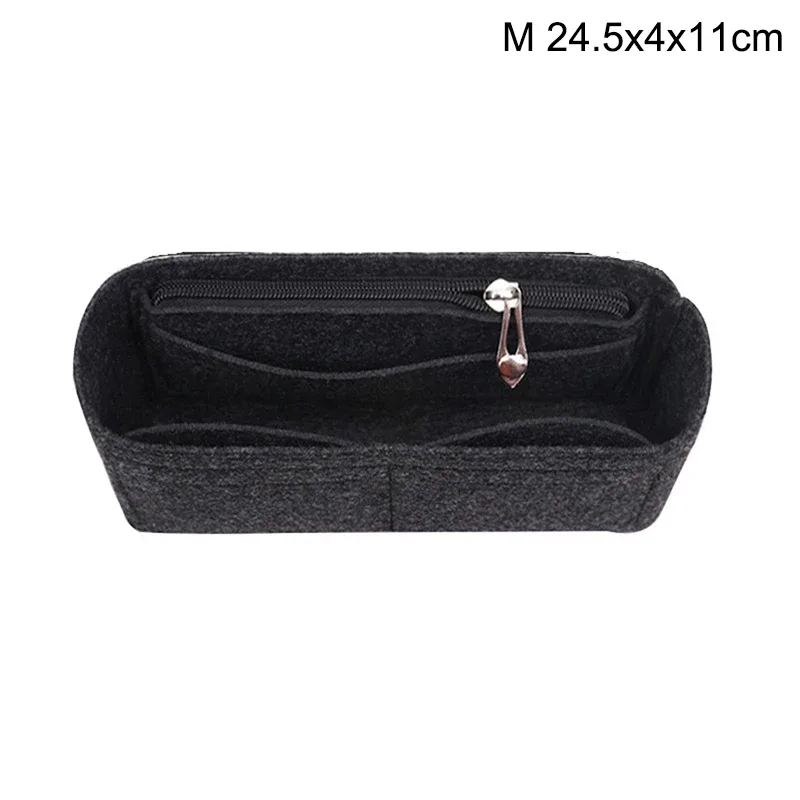 sac à main en feutre pour femme, organisateur de maquillage, doublure parfaite pour marque, sacs à cosmétiques, 1 pièce