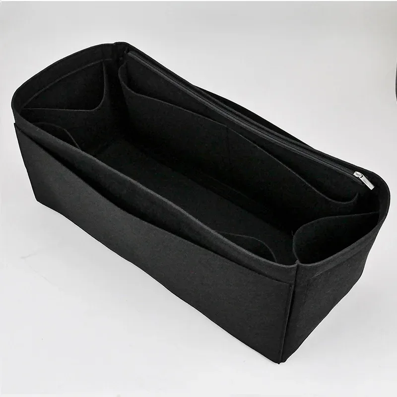 insert organisateur de sac à main adapté pour keepall 45 50 55 60, sac de voyage, sac intérieur, pochette de doublure façonnant avec poche à fermeture éclair