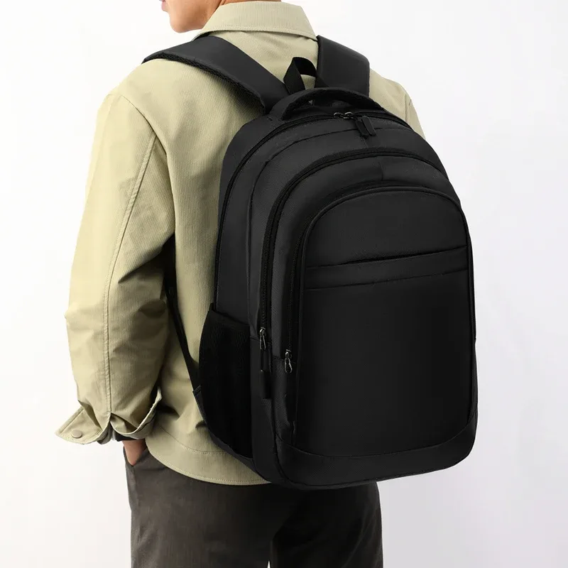 sac à dos grande capacité - sacoche pour ordinateur portable, avec poche pour tablette de 15,6 pouces et poches zippées - utilisant la technologie fading