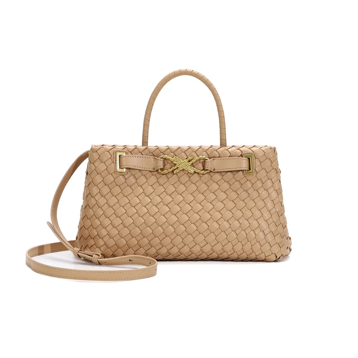 sac fourre-tout tissé pour femme en cuir végétalien, sac à bandoulière, sac à main de créateur avec poignée supérieure, sac sous le bras tendance, pochette pour téléphone