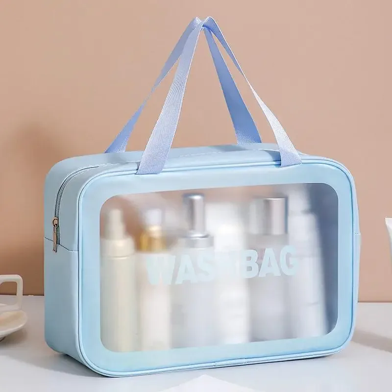 sac de toilette imperméable à double couche pour femmes, organiseur de maquillage de voyage, grand sac de toilette pour la maison