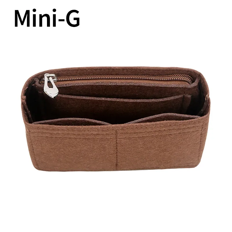organisateur de sac pour petit sac fourre-tout, insert de rangement et de finition pour sacs à main, compatible avec les mini-sacs