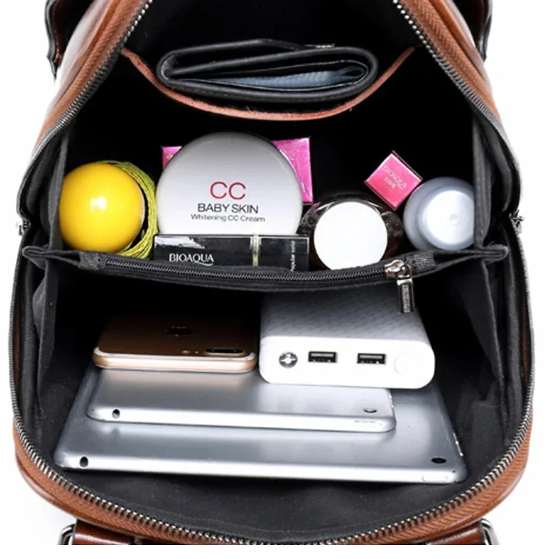 sac à dos en cuir véritable pour femme, sac à dos en cuir de vachette rétro, sac à dos pour femme, sacs à bandoulière initiés, sac à dos à l'huile, mode scolaire, avertir