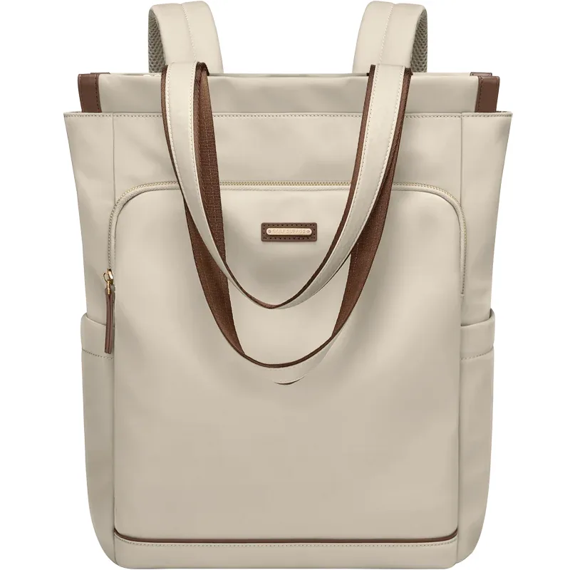 golf fourre-tout sacs à dos femmes sac à dos convertible sac à bandoulière étanche pour 15 6 pouces ordinateur portable travail voyage école marron 2025
