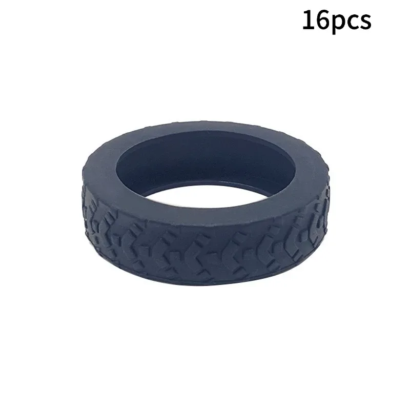 couvre roues tpr protection silicone noir voyage valises double roues bruit reduction amovible silicone