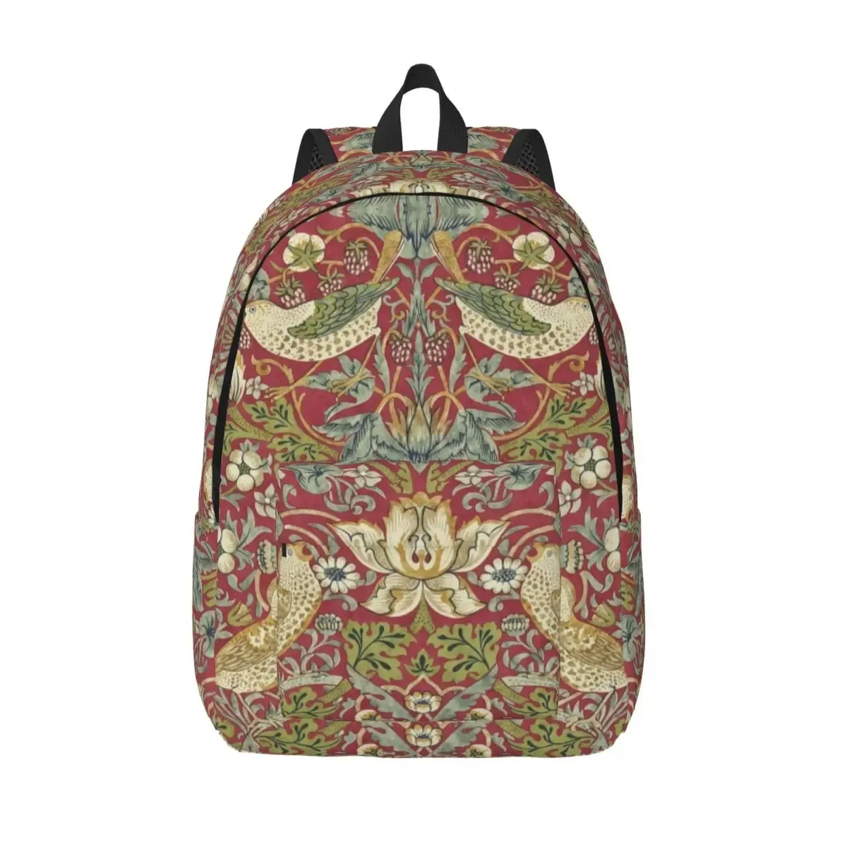 sac à dos en toile avec arbre de vie personnalisé par william instability, textile floral, école universitaire, sacs de voyage, cartable pour ordinateur portable 15"