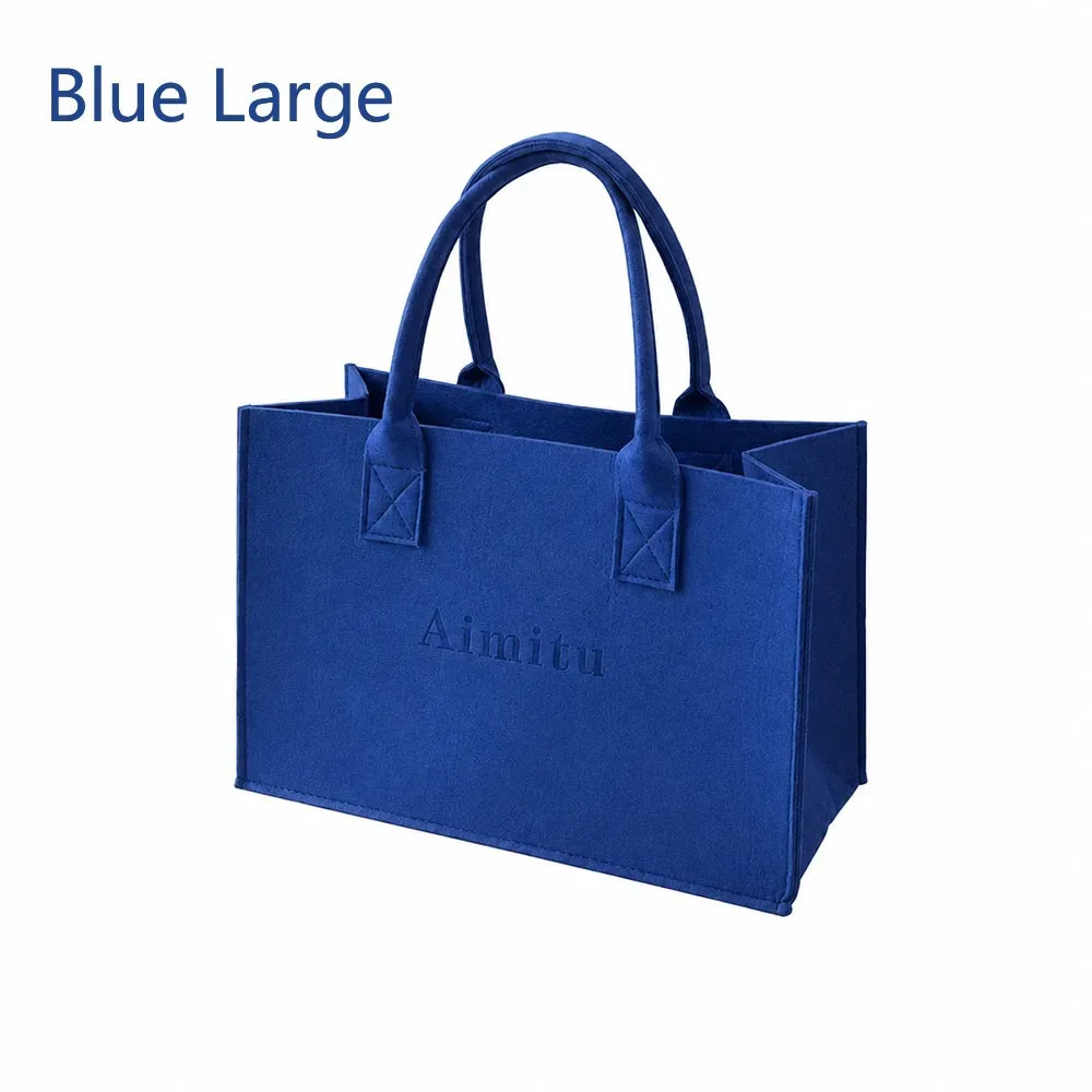 sac à bandoulière en feutre de grande capacité pour femmes, sacoche de voyage de couleur unie, sac à main simple s/m/l, nouvelle collection, 1 pièce