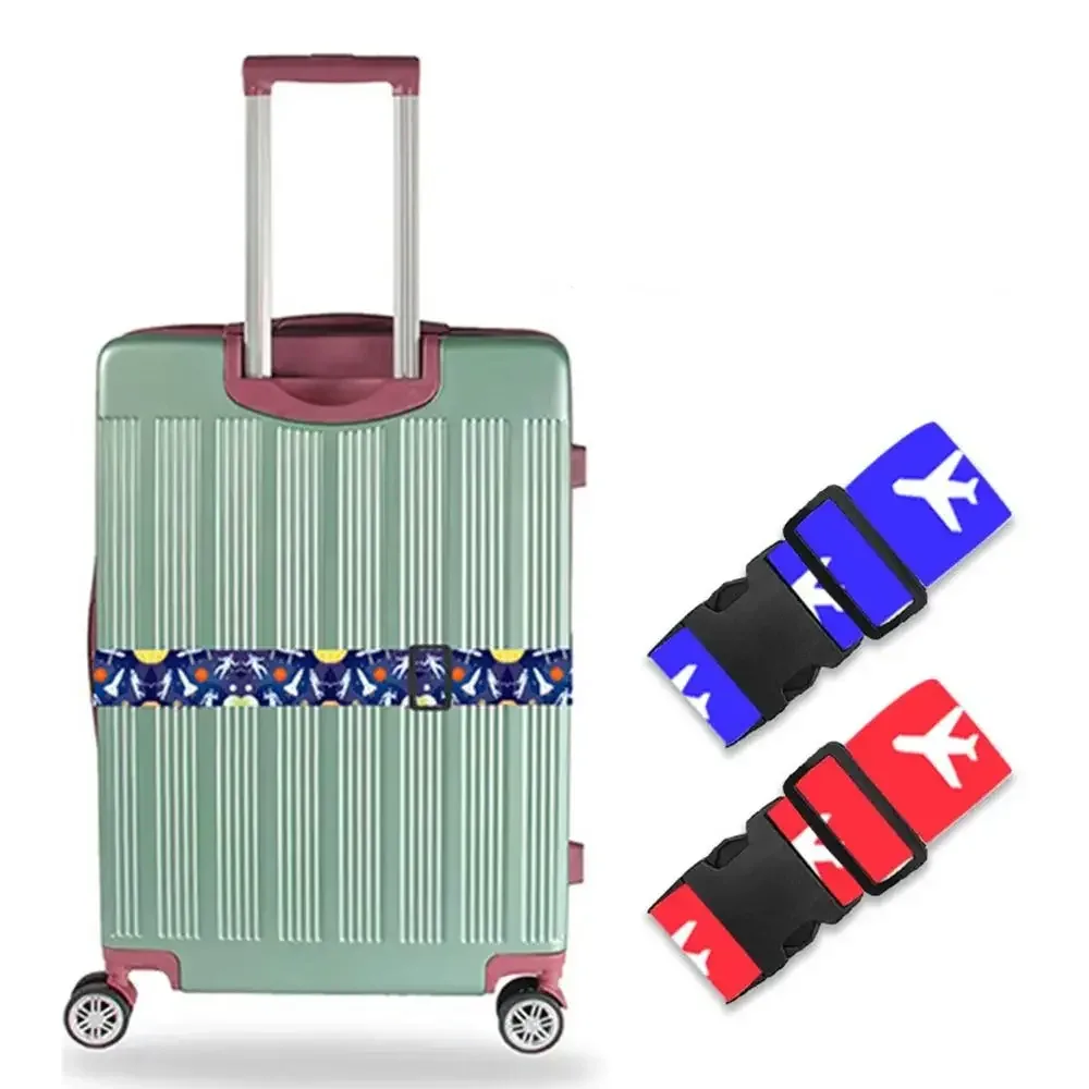 sangle de bagage en fibre de polyester, élastique et réglable, ceinture de fixation pour bagages, anti-perte, anti-vol, ceintures de valise, voyage