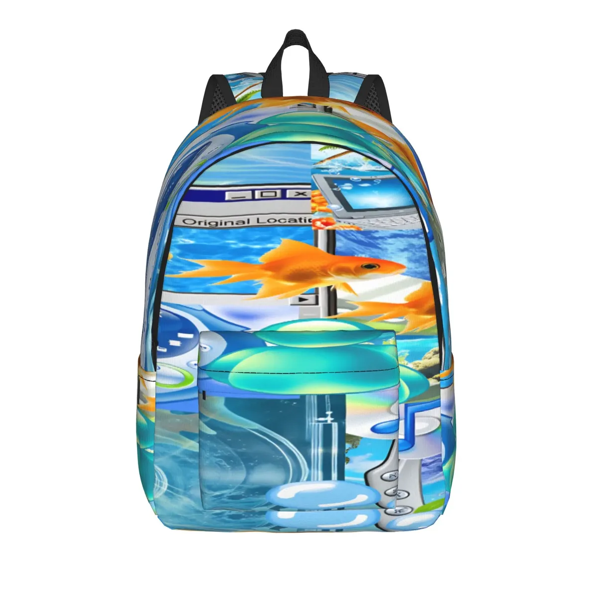 sac à dos frutiger aero, sacs à dos de sport pour garçons, grands sacs de lycée design, sac à dos élégant
