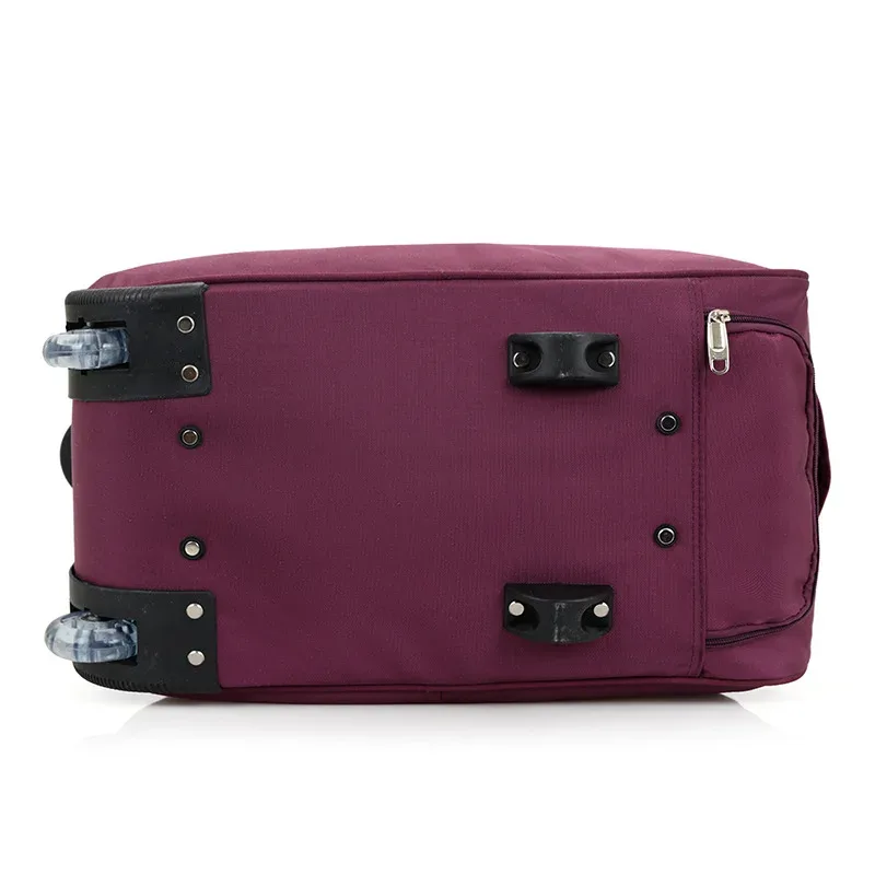 sac de voyage à roulettes oxford étanche pour hommes et femmes, valise à roulettes, bagages à main