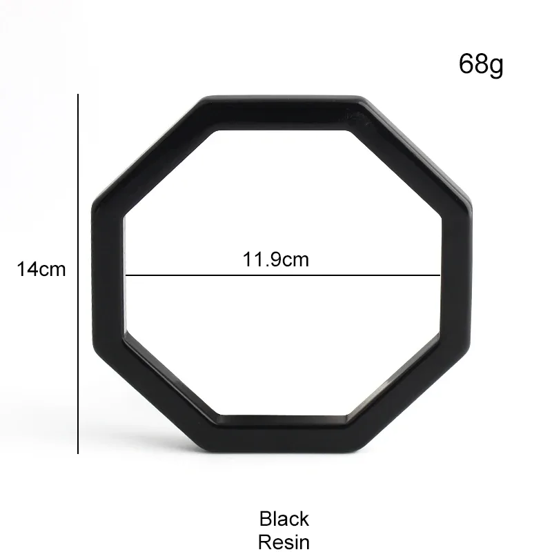sac tressé hexagonal, 2 pièces, poignée en résine amovible, accessoires de sac faits à la main, sac à bandoulière, poignée de sac à bandoulière