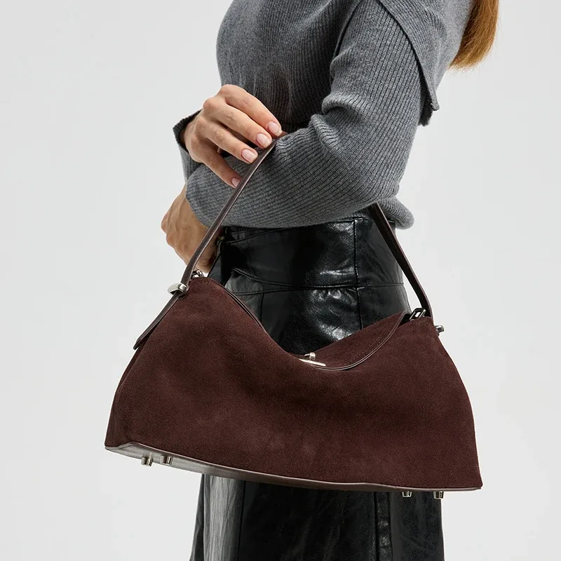 sac à main en cuir véritable pour femme 2026 – sac à bandoulière de luxe de créateur en cuir de vachette de haute qualité, grande capacité, sacs de shopping à porter en travers du corps