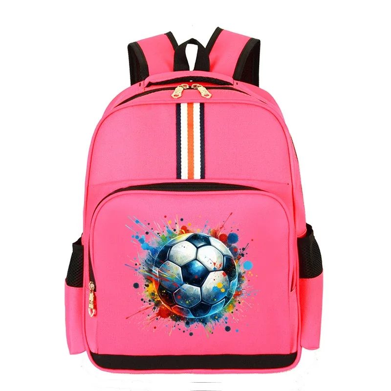 sac à dos multifonction pour enfant, imprimé football, interconnexion, élève du primaire, ventilateur de football, voyage en plein air, sacs d'école primaire