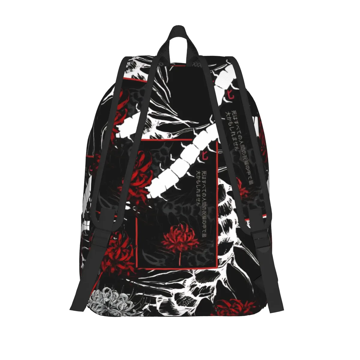 sac à dos tendance halloween tokyo ghoul kaneki, design harajuku, sac à dos de voyage robuste à bandoulière