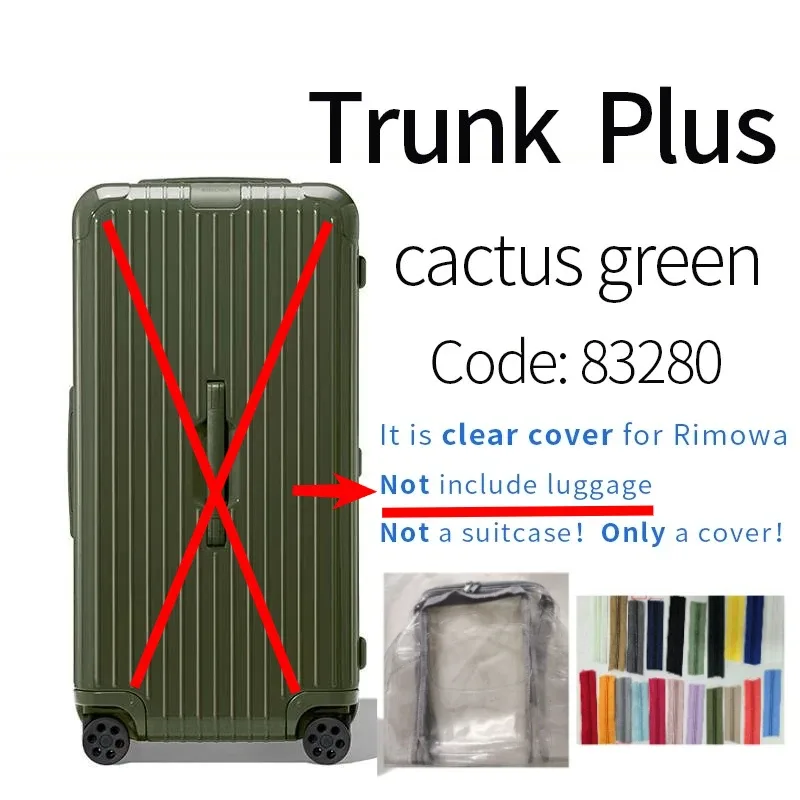 housses transparentes en pvc adaptées aux bagages rim essential 33 pouces, protection de valise de voyage, accessoires transparents, housse de protection anti-rayures