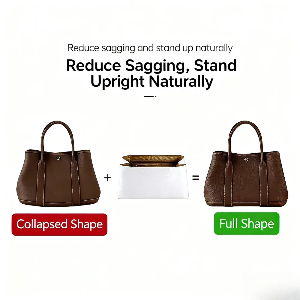 insert organisateur de sac pour fête dans le jardin 30 36, rangement en nylon, support de sac durable, rangement, modification intérieure, accessoires de sac