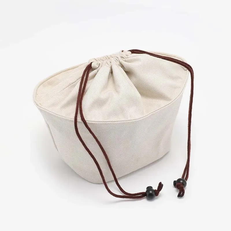 insert organisateur de sac à cordon pour panier d'anagramme, support de sac tissé en paille, doublure intérieure, accessoires de sac
