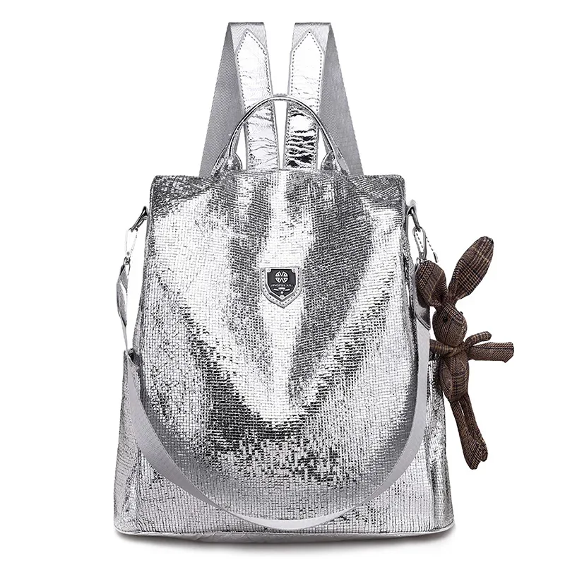 sacs à dos antivol en cuir souple pour femmes, sacs d'école de voyage de grande capacité, sac à dos décontractés à la mode, 2024