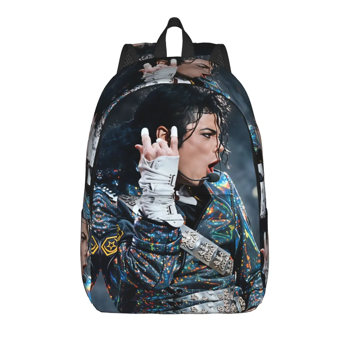 sac à dos m-michael jacksons, sacs à dos de camping, sacs d'école à la mode pour hommes, grand sac à dos de créateur