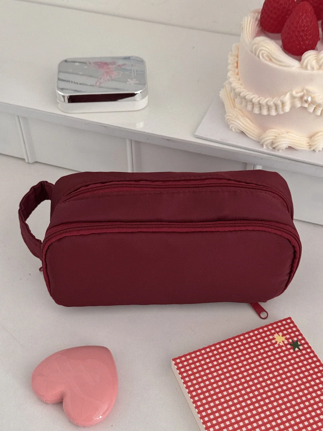 sac de toilette noir airfriend, sac de maquillage de luxe pour voyage avec poignée, sac de maquillage pour femmes, grande pochette de rangement pour articles de toilette, vente en gros